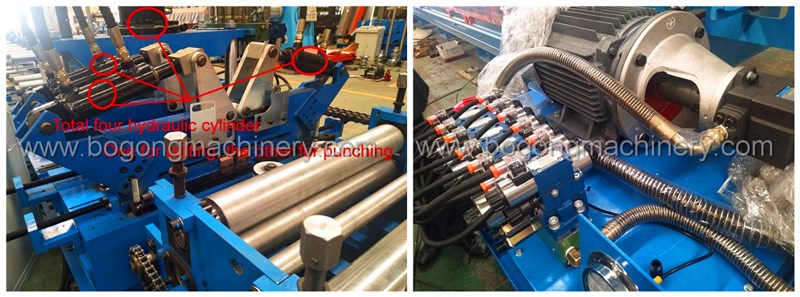 automatic c and z purlin roll forming machine