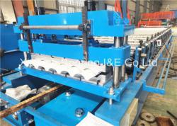 Corrugated Metal Roofing Tile Roll Forming Machine For Color Sheet