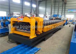 Pre-Painted Steel / Galvanized Steel Step Tile Roof Roll Forming Machine